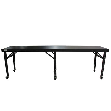 Mobile Adjustable Height Work Table, 120″W x 28″D